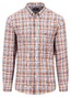 Fynch-Hatton Multi Combi Check Herringbone Overhemd Flame