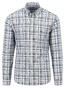 Fynch-Hatton Multi Combi Check Herringbone Shirt Light Khaki