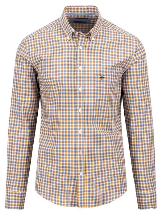 Fynch-Hatton Multi Combi Check Shirt Hazel