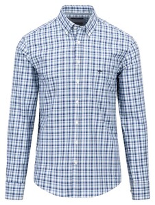 Fynch-Hatton Multi Combi Check Shirt Midnight