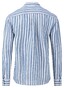 Fynch-Hatton Multi Stripe Button Down Linen Cotton Shirt Night