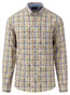 Fynch-Hatton Multicolor Check Button Down Shirt Leaf Green-Multi