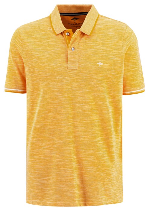 Fynch-Hatton Multicolor Slub Cotton Polo Soft Sun