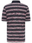 Fynch-Hatton Multicolored Stripe Poloshirt Thistle