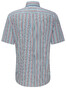 Fynch-Hatton Multicolour Combi Stripe Overhemd Blue-Ruby