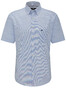 Fynch-Hatton New Barreé Shirt Overhemd Blauw