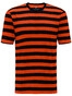 Fynch-Hatton O-Neck Blockstripe T-Shirt Navy-African Sun