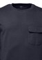 Fynch-Hatton O-Neck Breast Pocket Pullover Navy