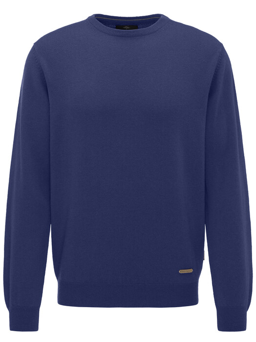 Fynch-Hatton O-Neck Cashmere Pullover Ultramarine