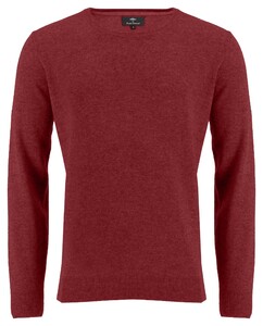 Fynch-Hatton O-Neck Cashmere Pullover Winter Red