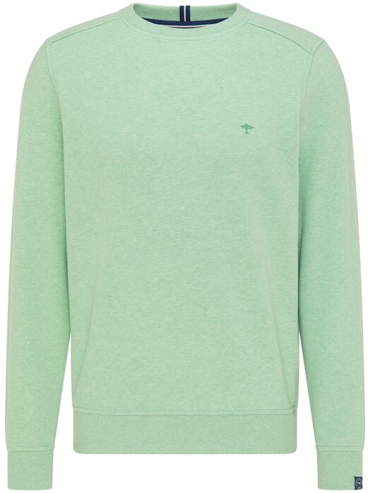 Fynch-Hatton O-Neck Casual Cotton Pullover Peppermint