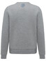 Fynch-Hatton O-Neck Chest Print Pullover Silver