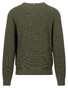 Fynch-Hatton O-Neck Colorblock Trui Donker Khaki