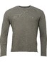 Fynch-Hatton O-Neck Cotton Linen Pullover Olive