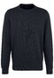 Fynch-Hatton O-Neck Cotton made in Africa CmiA Pullover Navy
