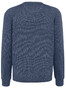 Fynch-Hatton O-Neck Cotton Pullover Denim Blue