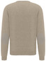 Fynch-Hatton O-Neck Elbow Patches Pullover Almond