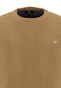 Fynch-Hatton O-Neck Elbow Patches Pullover Camel