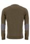 Fynch-Hatton O-Neck Elbow Patches Pullover Meadow