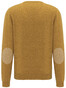 Fynch-Hatton O-Neck Elbow Patches Pullover Mustard