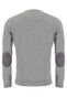 Fynch-Hatton O-Neck Elbow Patches Pullover Silver