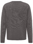 Fynch-Hatton O-Neck Fancy Garment Dyed Pullover Ashgrey