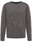 Fynch-Hatton O-Neck Fancy Garment Dyed Pullover Ashgrey