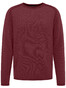 Fynch-Hatton O-Neck Fancy Garment Dyed Pullover Indian Red