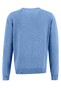 Fynch-Hatton O-Neck Fine Knit Cotton Pullover Light Sky