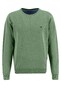 Fynch-Hatton O-Neck Fine Knit Cotton Pullover Spring Green