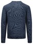 Fynch-Hatton O-Neck Fine Texture Knit Pullover Navy