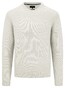 Fynch-Hatton O-Neck Fine Texture Knit Pullover Off White