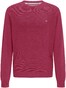Fynch-Hatton O-Neck Front Structure Elbow Patches Pullover Mauve