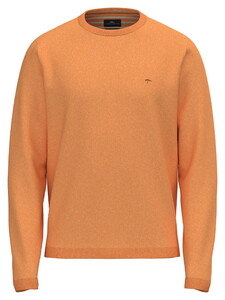 Fynch-Hatton O-Neck Light Air Cotton Trui Tangerine