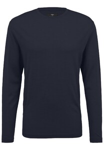 Fynch-Hatton O-Neck Longsleeve Merino T-Shirt Navy