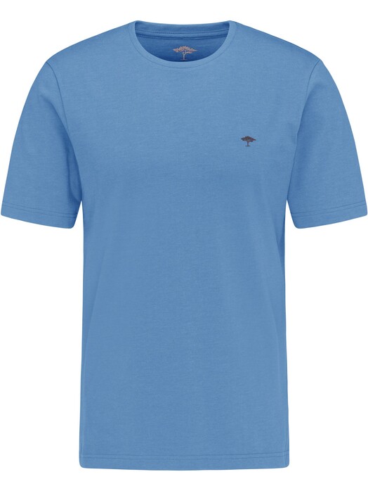 Fynch-Hatton O-Neck Melange T-Shirt Sky