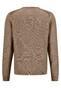 Fynch-Hatton O-Neck Plated Fine Knit Pullover Sand