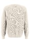 Fynch-Hatton O-Neck Raglan Uni Texture Knit Pullover Off White