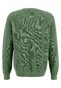 Fynch-Hatton O-Neck Raglan Uni Texture Knit Pullover Spring Green