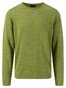 Fynch-Hatton O-Neck Slub Cotton Pullover Leaf Green
