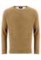 Fynch-Hatton O-Neck Structure Cashmere Pullover Camel