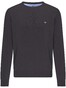 Fynch-Hatton O-Neck Superfine Cotton Pullover Charcoal