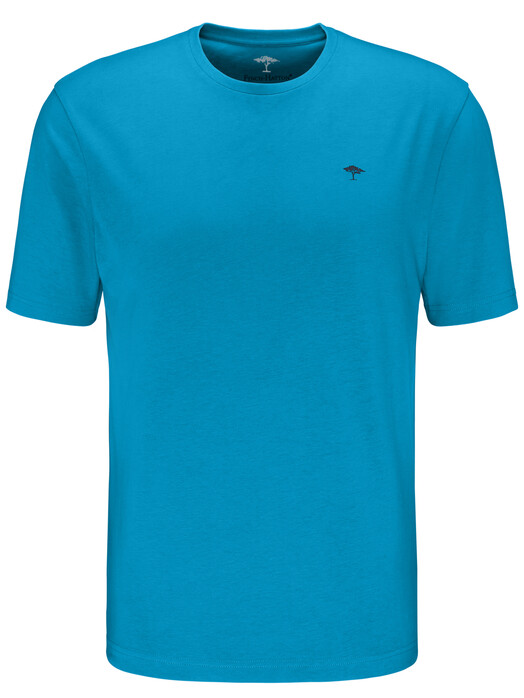 Fynch-Hatton O-Neck T-Shirt Crystalblue
