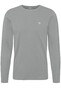 Fynch-Hatton O-Neck T-Shirt Long Sleeve Grey Melange