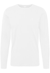 Fynch-Hatton O-Neck T-Shirt Long Sleeve T-Shirt White