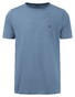 Fynch-Hatton O-Neck Uni Color Cotton T-Shirt Cloud Blue