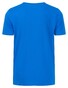 Fynch-Hatton O-Neck Uni Color Cotton T-Shirt Vibrant Blue