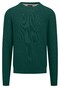 Fynch-Hatton O-Neck Uni Color Fine Texture Pullover Dark Emerald