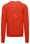 Fynch-Hatton O-Neck Uni Color Fine Texture Pullover Flame