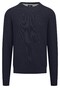 Fynch-Hatton O-Neck Uni Color Fine Texture Pullover Navy